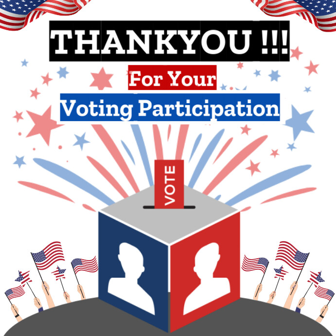 Voting apreciation Instagram 帖子 template