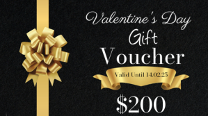 Noir Valentine's Day Gift Voucher Presentation Template
