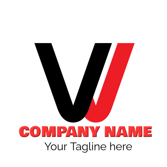 VV Logo Design Template PosterMyWall vv-logo-design-template-postermywall