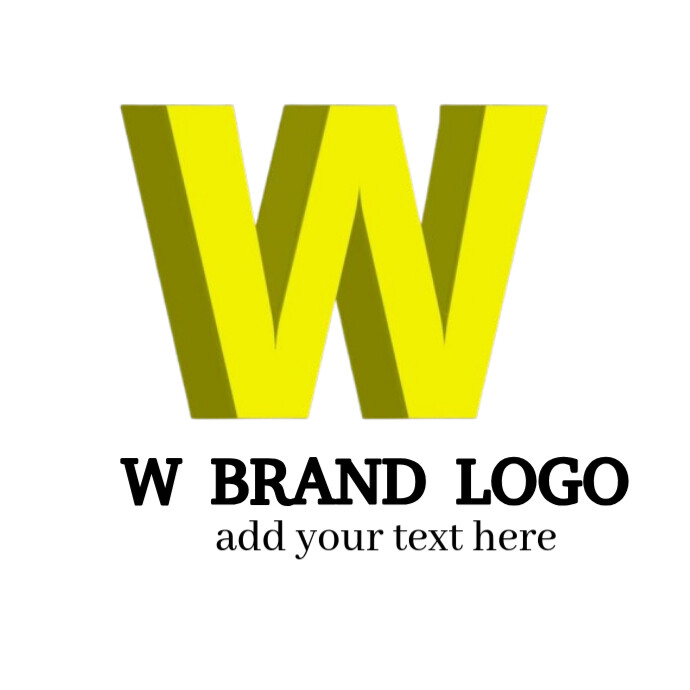 W BRAND LOGO Template | PosterMyWall