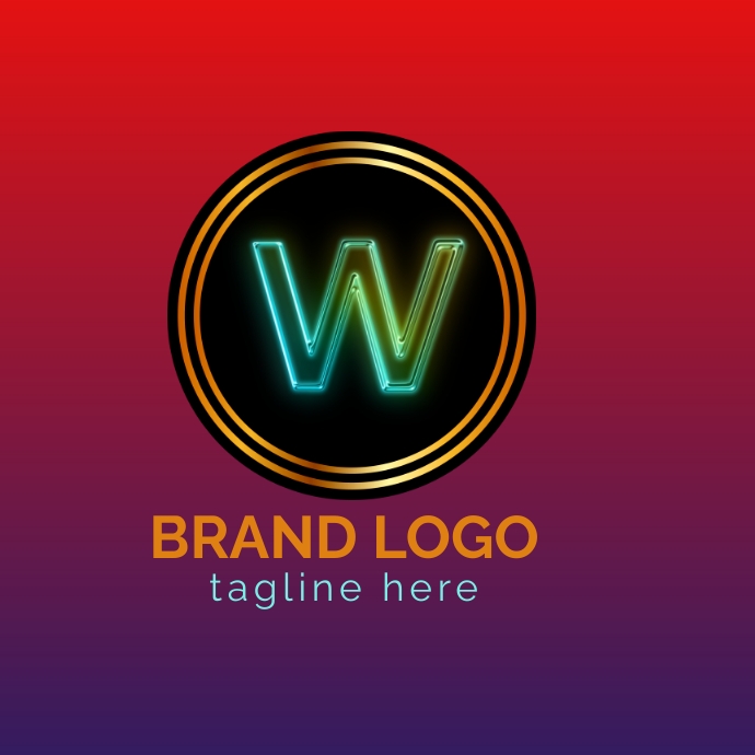 W BRAND LOGO Template | PosterMyWall