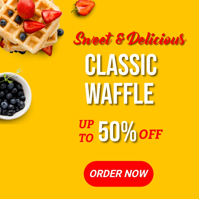 Waffle Flyer.pdf WAFFLE DAY FLYER Template | PosterMyWall