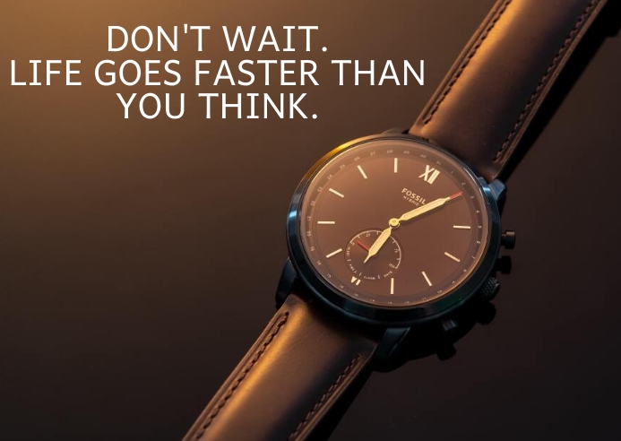 WAIT AND THINK QUOTE TEMPLATE | PosterMyWall