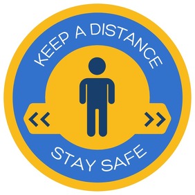 Sticker Line Waiting Waiting Sticker - Stop Area Template | PosterMyWall