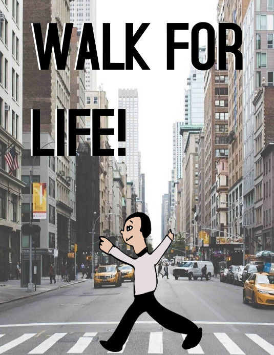 Walking campaign PosterMyWall