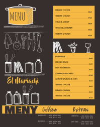 Free Menu Boards PosterMyWall