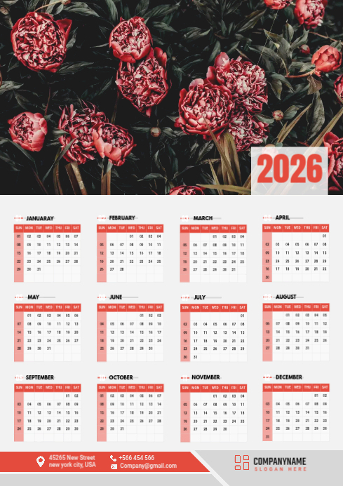 Wall Calendar Design 2023 Template | PosterMyWall Wall Calendar Design 2023 Template | PosterMyWall