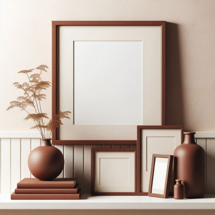 wall frame design Instagram Post template