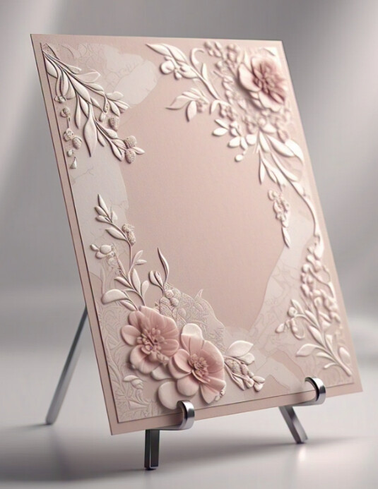 Wall frame template Flyer (format US Letter)