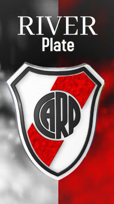 WALLAPER FONDO ESCUDO RIVER PLATE ARGENTINA Digitale Vertoning (9:16) template