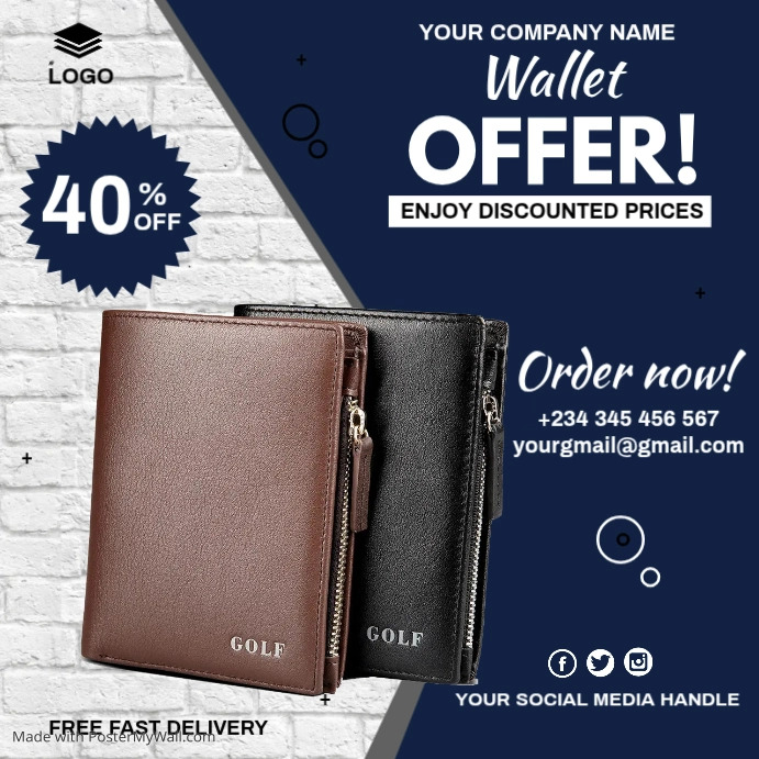 Copy of wallet sale | PosterMyWall