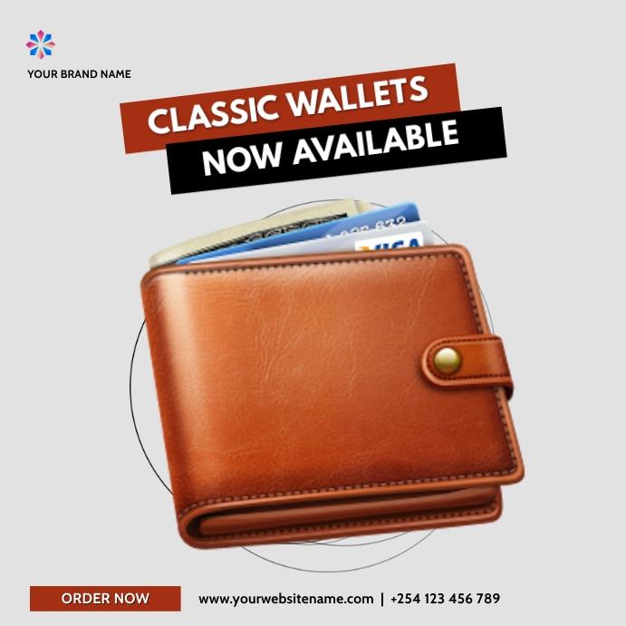 wallets fashion sale template | PosterMyWall