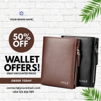 wallets fashion sale template | PosterMyWall