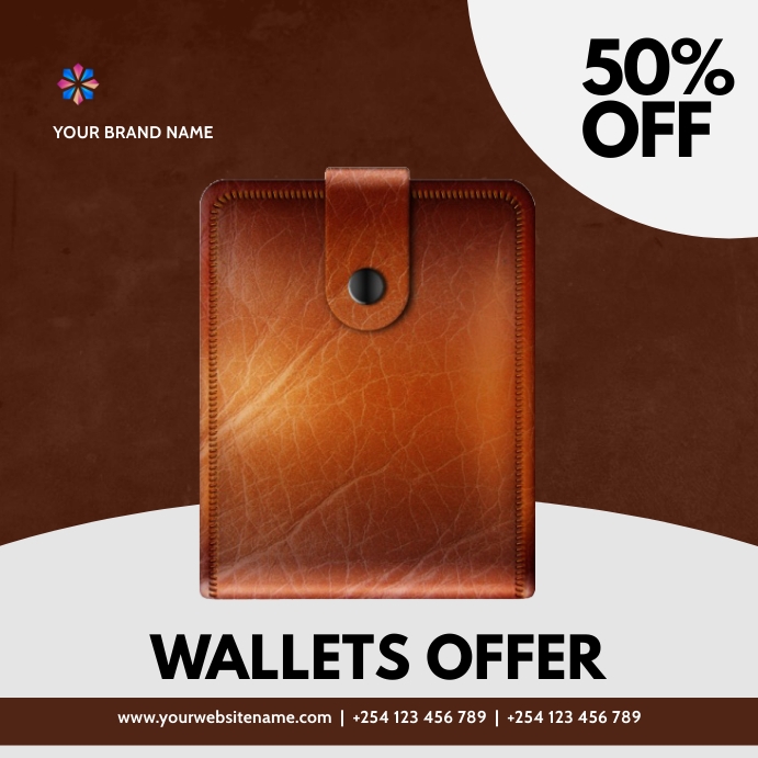 wallets fashion sale template | PosterMyWall