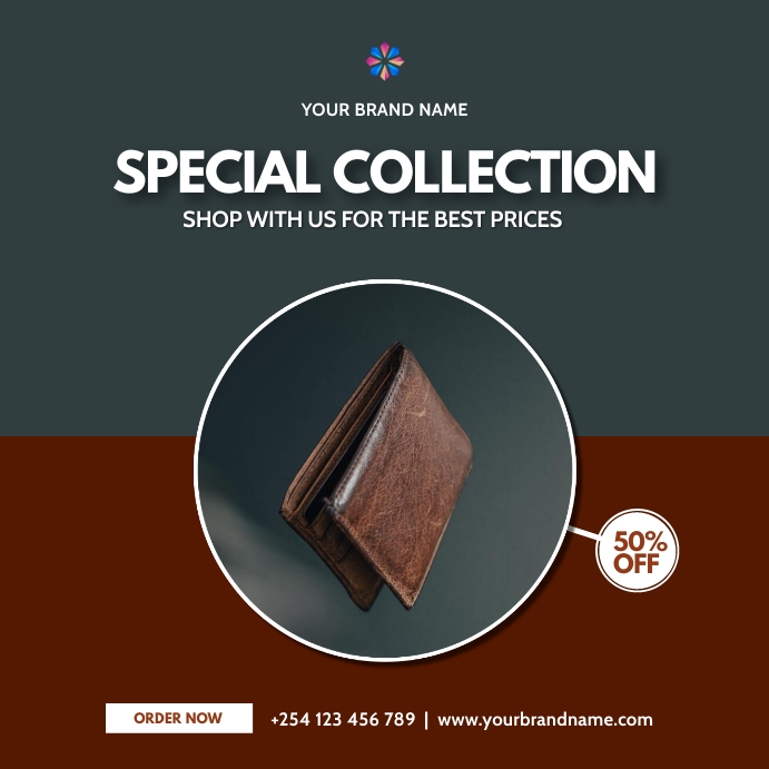 wallets fashion sale template | PosterMyWall