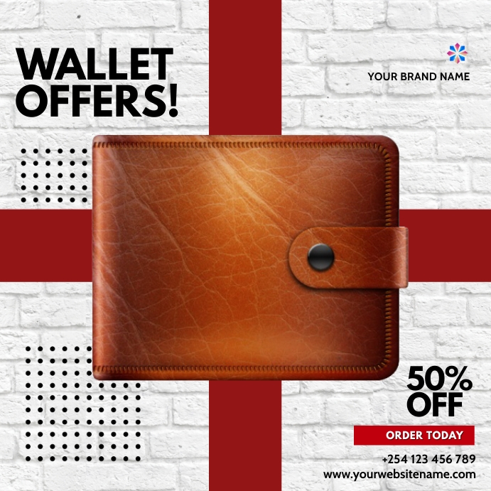wallets fashion sale template | PosterMyWall