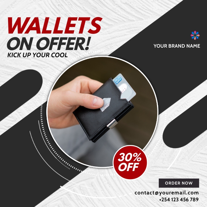 wallets fashion sale template | PosterMyWall