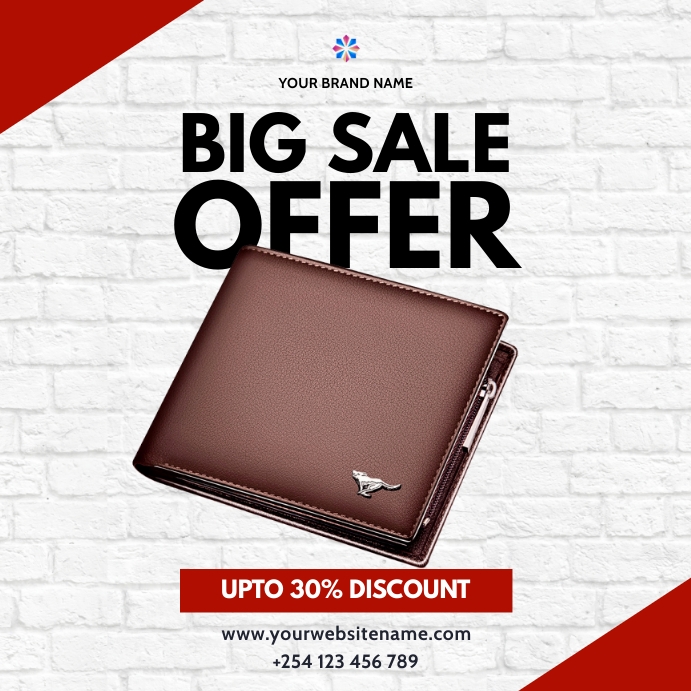 wallets fashion sale template | PosterMyWall