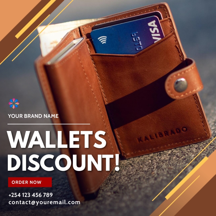 wallets fashion sale template | PosterMyWall