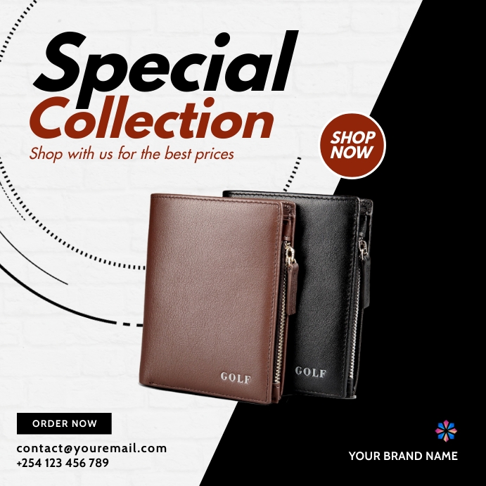 wallets fashion sale template | PosterMyWall