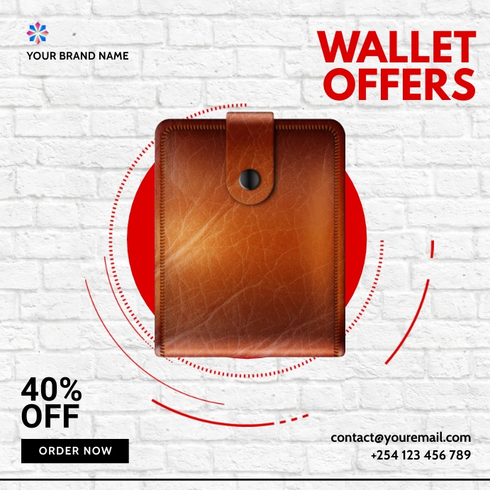 wallets fashion sale template | PosterMyWall