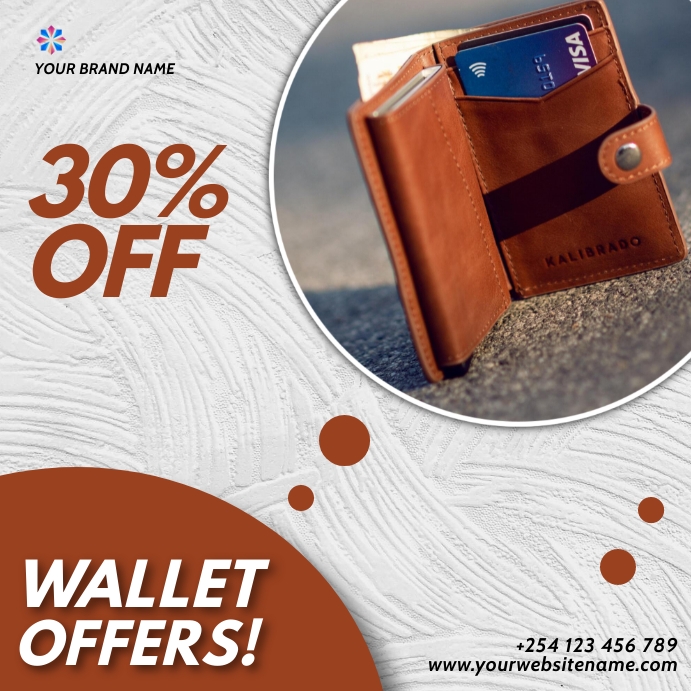 wallets fashion sale template | PosterMyWall