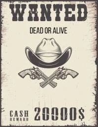 Wanted Dead or Alive Iflaya (Incwadi ye-US) template