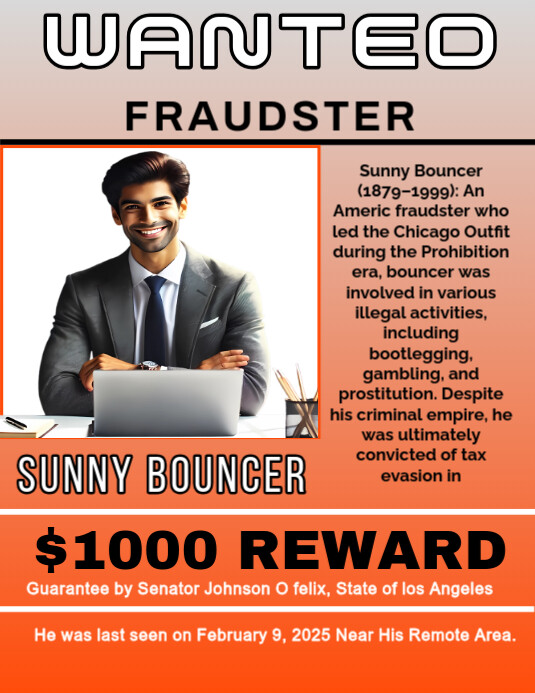 Wanted Poster For Ransomware Wanted fraudster design template | PosterMyWall