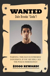 Wanted Person Poster Iphosta template