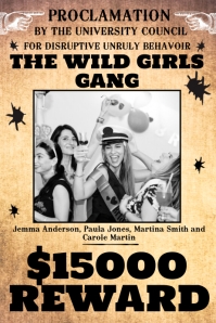 Wanted Poster Template