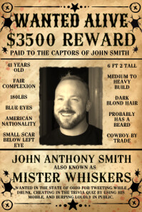 Customize 240 Wanted Poster Templates Postermywall