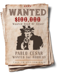 1920s Wanted Poster Template