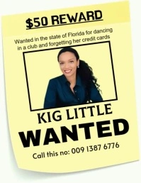 Wanted template Рекламная листовка (US Letter)