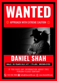 Wanted Template A4