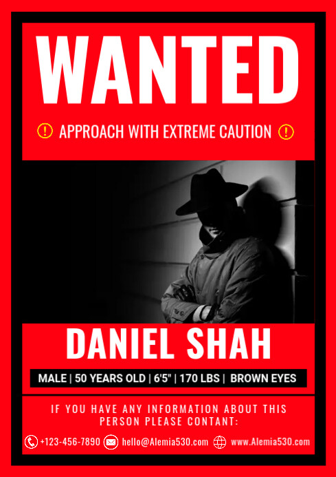 Wanted Template | PosterMyWall