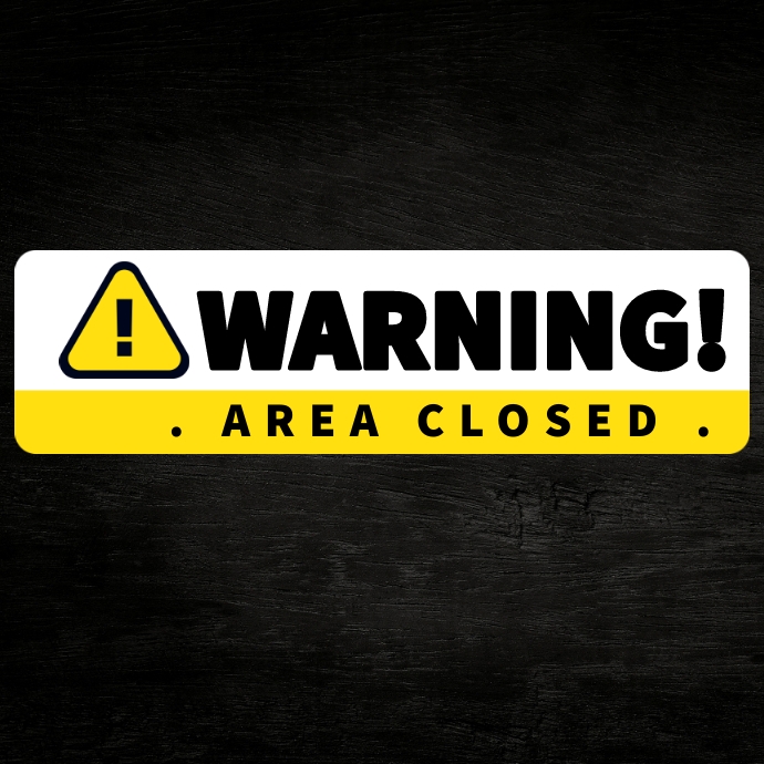 Warning Sign Template | PosterMyWall