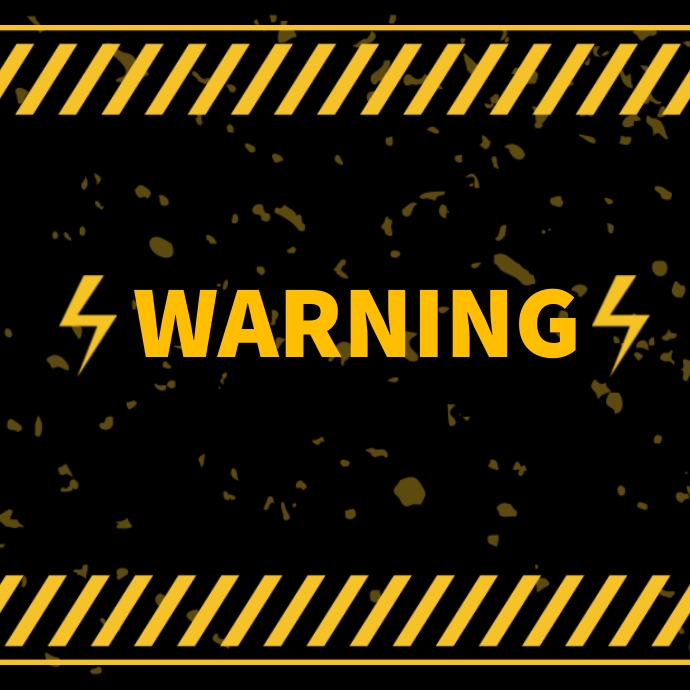 Warning Sign Template | PosterMyWall