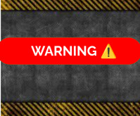 Warning sign Mellemstort rektangel template