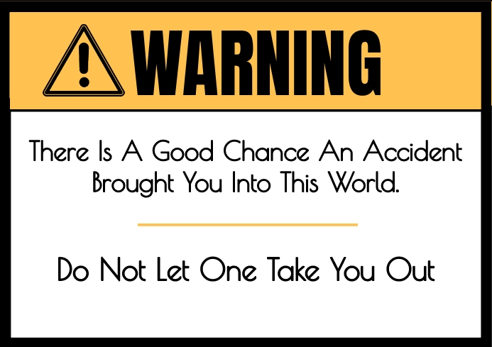 Warning Sign Template PosterMyWall