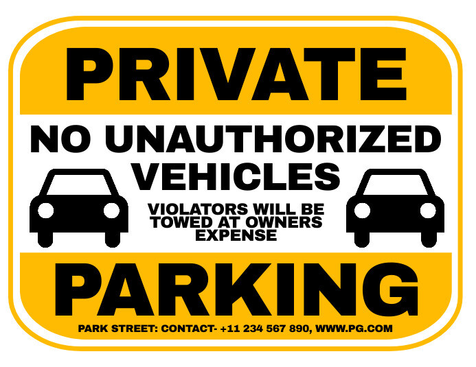 warning sign Volantino (US Letter) template