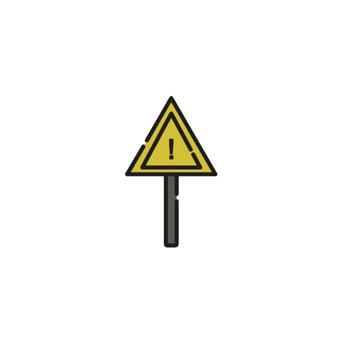 Warning Advert Warning sign Template | PosterMyWall