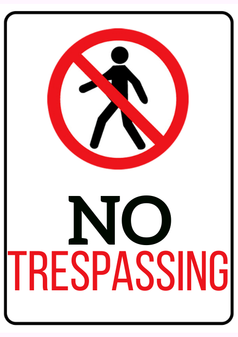 WARNING SIGN NO TRESPASSING NOTICE Template PosterMyWall WARNING SIGN NO TRESPASSING NOTICE Template PosterMyWall