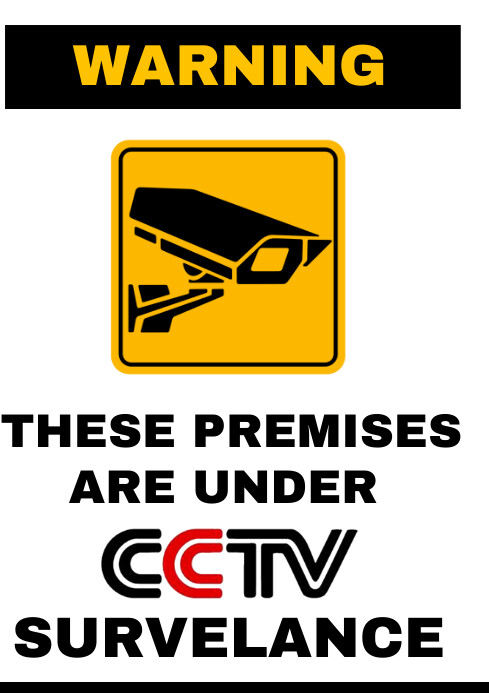 Warning Layout Warning Signage A4 Template | PosterMyWall