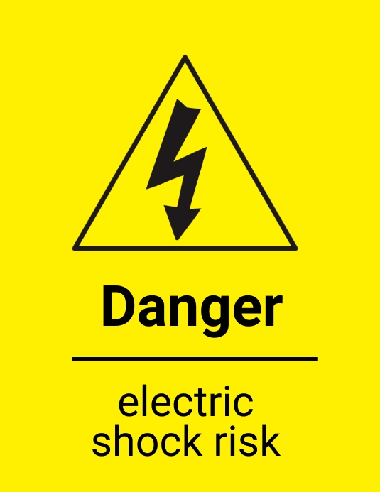Warning Advert warning signs Template | PosterMyWall