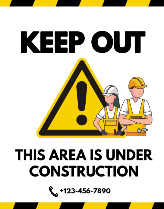 Warning Template | PosterMyWall
