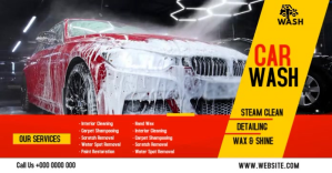 Wash Services Ad Facebook Shared Image template