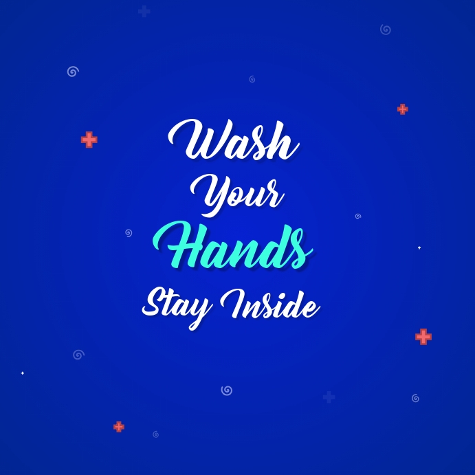 Wash your hands Covid-19 Awareness design Template | PosterMyWall