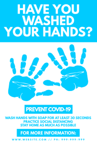 Wash Your Hands Design Template | PosterMyWall