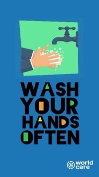Wash Your Hands instagram story video template