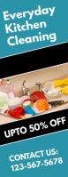 washing and cleaning  FLYER Accroche-porte template